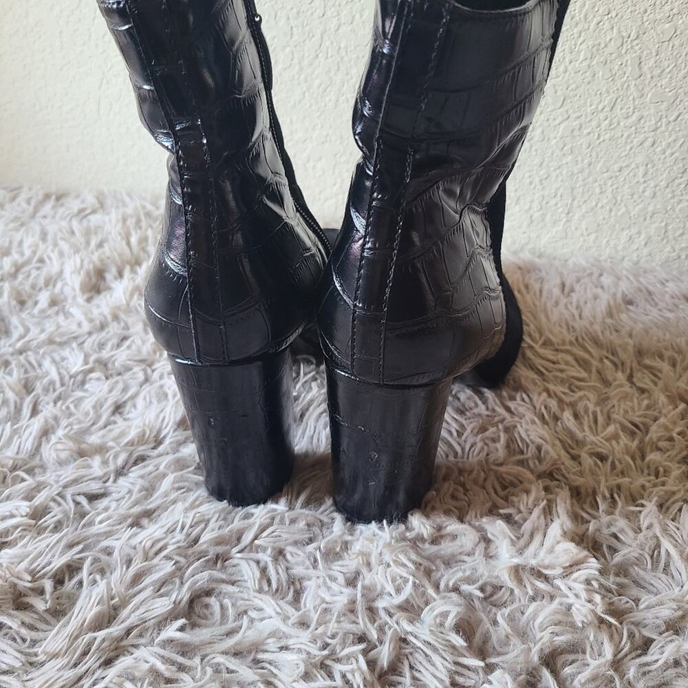 Michael Shannon Suede Booties Size 10 - Picture 5 of 16